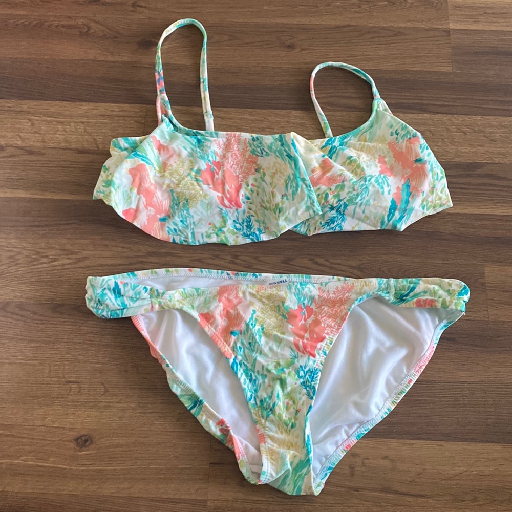 Coral Pastel Bikini - Adjustable